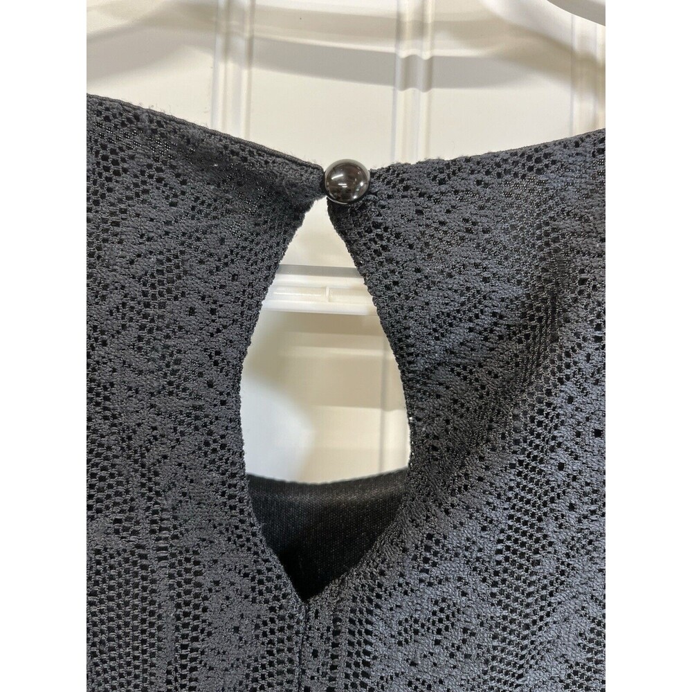 "As You Wish" Bell Sleeve Little Black Party Lace Dress.‎ Lined. Sz X Small - Picture 4 of 15